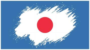 bandeira grunge do japão vetor