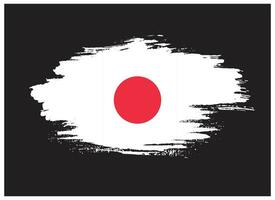 vetor de bandeira do japão curso de grunge abstrato