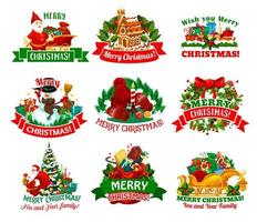 ícone festivo de férias de natal para design de natal vetor