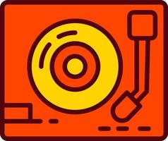 ícone de vetor de toca-discos