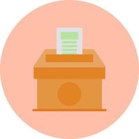 ícone de vetor de papel de votação