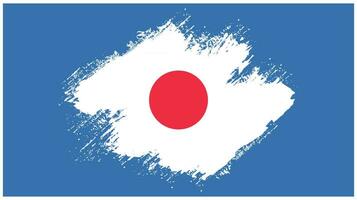 bandeira gráfica do grunge do japão vetor