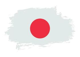 vetor de bandeira do japão respingo de textura grunge