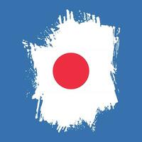bandeira desbotada do japão grunge vetor
