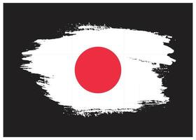 novo vetor de bandeira suja do Japão