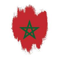 novo vetor de bandeira abstrata de Marrocos
