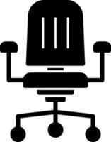 design de ícone de vetor de cadeira de escritório