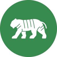 design de ícone de vetor de tigre