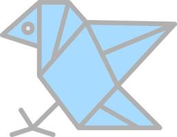 design de ícone de vetor de origami