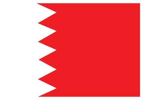 bandeira nacional do bahrein - ícone de cor plana. vetor