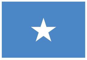 bandeira nacional da Somália - ícone de cor plana. vetor