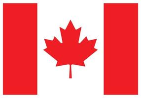 bandeira nacional do canadá - ícone de cor plana. vetor