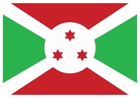 bandeira nacional do burundi - ícone de cor plana. vetor