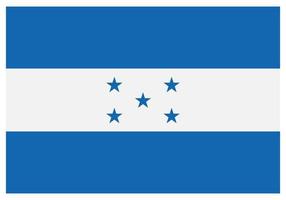 bandeira nacional de honduras - ícone de cor plana. vetor