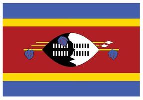 bandeira nacional da suazilândia - ícone de cor plana. vetor