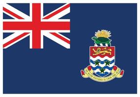 bandeira nacional das ilhas cayman - ícone de cor plana. vetor