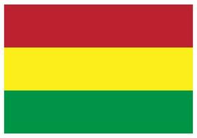 bandeira nacional da bolívia - ícone de cor plana. vetor