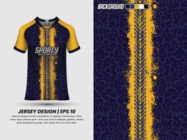 design de camisa de futebol para sublimação, design de camiseta esportiva, modelo de camisa vetor