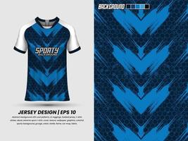 design de camisa de futebol para sublimação, design de camiseta esportiva, modelo de camisa vetor