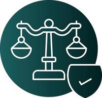 design de ícone de vetor de movimento de direito civil