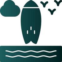 design de ícone de vetor de prancha de surf