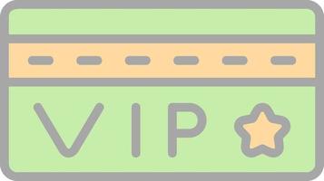 design de ícone de vetor de cartão vip