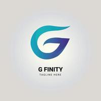 g-carta finita g logo18 vetor