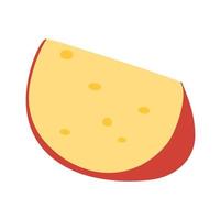 ilustração de queijo gouda vetor