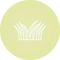 ícone de vetor de grama