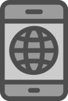 design de ícone de vetor de internet