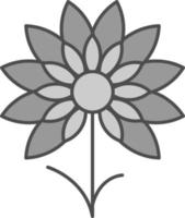 design de ícone de vetor de flores de cebolinha