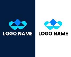 letra inicial w logotipo, design de logotipo de vetor de alfabeto simples w logotipo de tecnologia