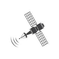 ícone de satélite, ilustração vetorial de transmissão vetor