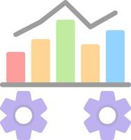 analisando o design do ícone vetorial vetor