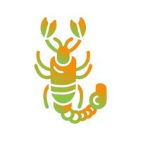 ícone de vetor de escorpião