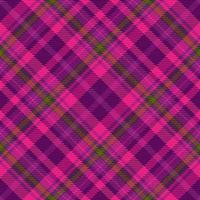 verifique o vetor têxtil. xadrez de tecido padrão. textura de fundo tartan sem emenda.