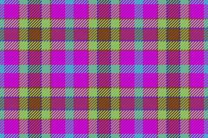 xadrez têxtil tartan. textura de fundo sem emenda. verifique o tecido vetorial padrão. vetor