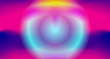 synthwave, vaporwave, retrowave, fundo cibernético dreamwave com espaço de cópia. azul, amarelo e roxo brilha com círculo luminoso de néon turva. design para pôster, capa, papel de parede, web, banner, etc. vetor