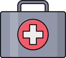 ilustração vetorial kit médico em ícones de símbolos.vector de uma qualidade background.premium para conceito e design gráfico. vetor