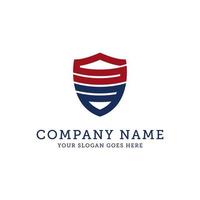design de logotipo de academia de segurança, logotipo de carta sa pode usar para sua marca registrada, identidade de marca ou marca comercial vetor