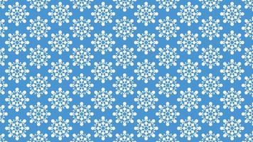 papel de parede geométrico floco de neve iii azul, branco vetor