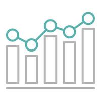 ícone de análise de dados, adequado para uma ampla gama de projetos criativos digitais. feliz criando. vetor