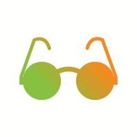 ícone de glifo vetorial exclusivo de óculos de sol vetor