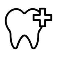 design de ícone de atendimento odontológico vetor