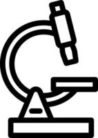 design de ícone de microscópio vetor