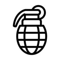 design de ícone de granada vetor