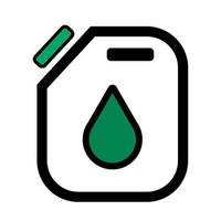 vasilha de combustível de ícone de doodle vetorial, vasilha de gasolina, ícone de carro, ícone do site vetor