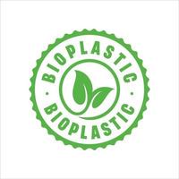 carimbo bioplástico, carimbo biodegradável, vetor compostável
