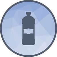 ícone de fundo de baixo poli de garrafa de detergente vetor