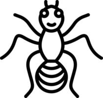 ícone de linha para formiga vetor